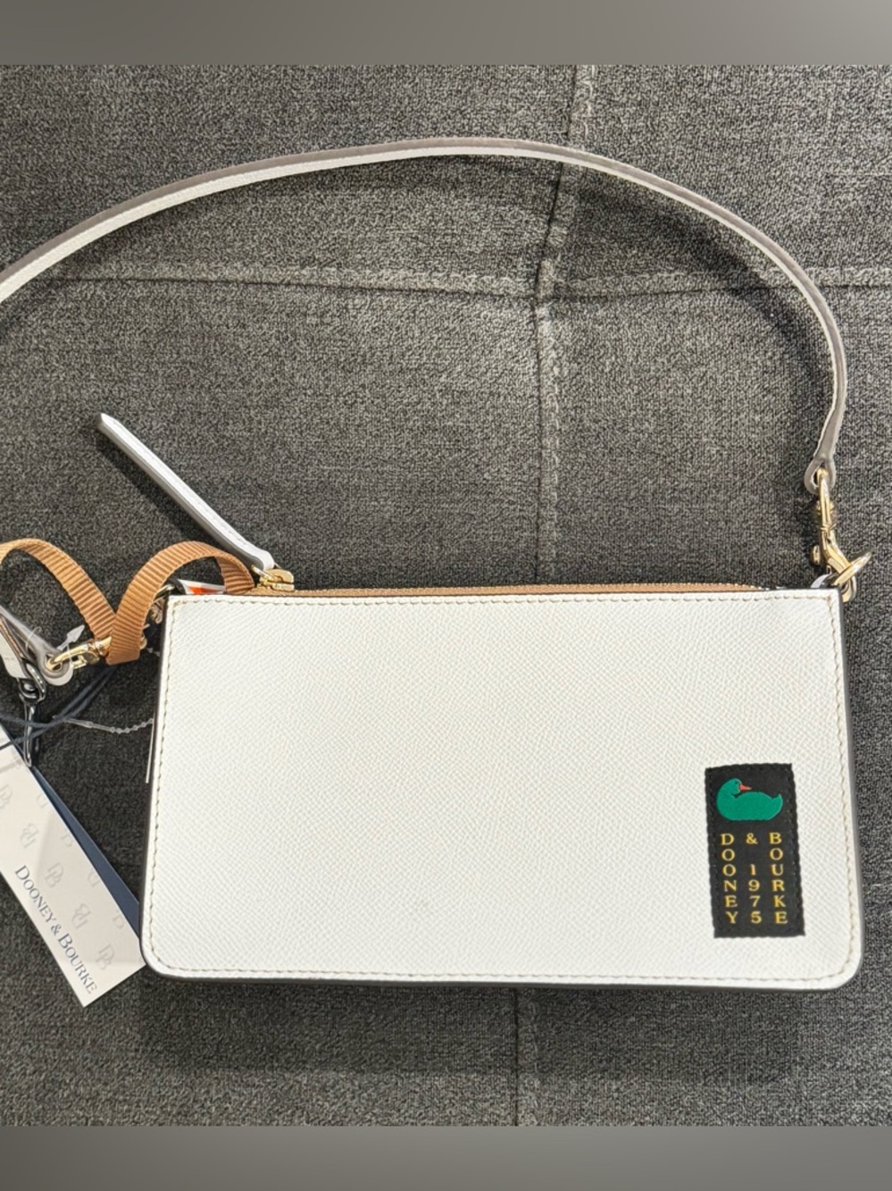 Dooney & Bourke Alpine 20 White Leather